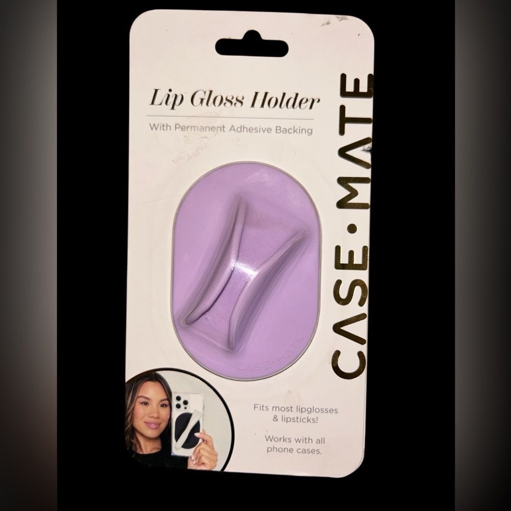 Case Mate Lip Gloss Holder Purple Phone Purse Accessories Lipstick💜